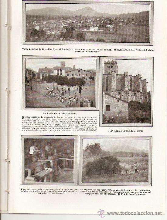 Coleccionismo de Revistas y Peri&oacute;dicos: A&Ntilde;O 1913.BREDA.ALFARERIA.BADALONA GRANADA.MISA.MULHACEN.VENDRELL. RAVENTOS FORTUNY.