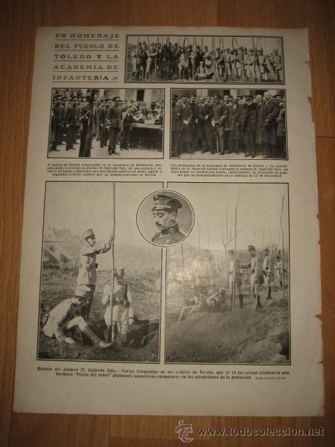Coleccionismo de Revistas y Peri&oacute;dicos: UN HOMENAJE DEL PUEBLO DE TOLEDO Y LA ACADEMIA DE INFANTERIA HOJA REVISTA NUEVO MUNDO 1912