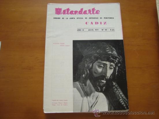 Coleccionismo de Revistas y Peri&oacute;dicos: revista semana santa cadiz, ESTANDARTE, COFRADIAS DE PENITENCIA 1971 N 95