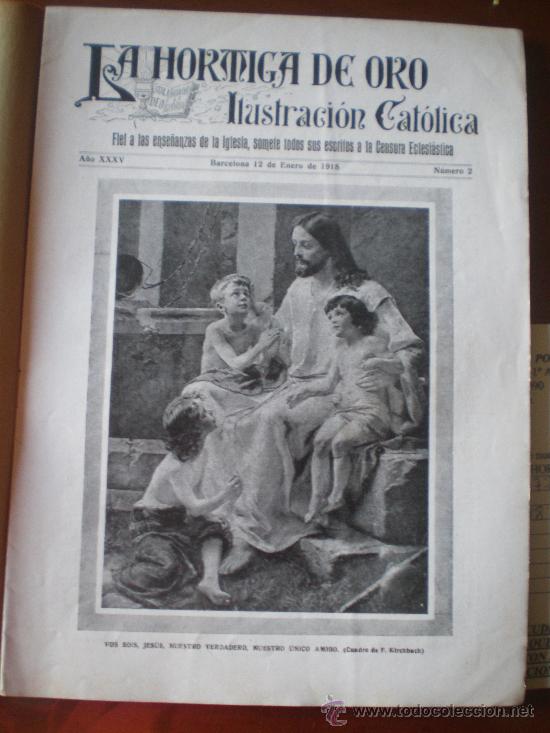 Coleccionismo de revistas y peri&oacute;dicos: LA HORMIGA DE ORO N&ordm; 2 (12/01/18) OLOT ZARAGOZA LA GRANJA DE SAN IDELFONSO BARCELONA NAVIDAD EIBAR