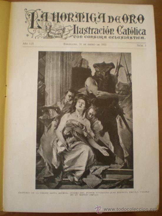 Coleccionismo de revistas y peri&oacute;dicos: LA HORMIGA DE ORO N&ordm; 5 (31/1/35) MONISTROLL SEVILLA CORDOBA MALAGA BILBAO CHIQUITO DE EIBAR PELOTARI