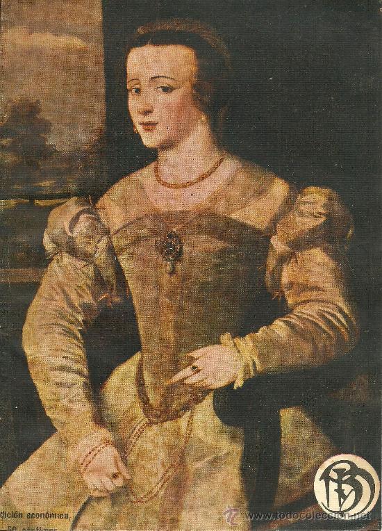 Coleccionismo de revistas y peri&oacute;dicos: D&ordf; Mar&iacute;a de Henriquez y Toledo mujer del gran Duque de Alba / Tiziano - 1933