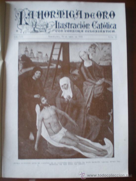 Coleccionismo de revistas y peri&oacute;dicos: LA HORMIGA DE ORO N&ordm; 16 (18/04/35) DOLOROSA CORDOBA SEVILLA MURCIA SALZILLO ZAMORA OVIEDO GRANADA