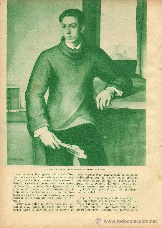 Coleccionismo de revistas y peri&oacute;dicos: * ARTE * Concurso nacional de retratos ( Solana, Juan Miguel S&aacute;nchez, Rafael Pellicer&hellip;- 1933