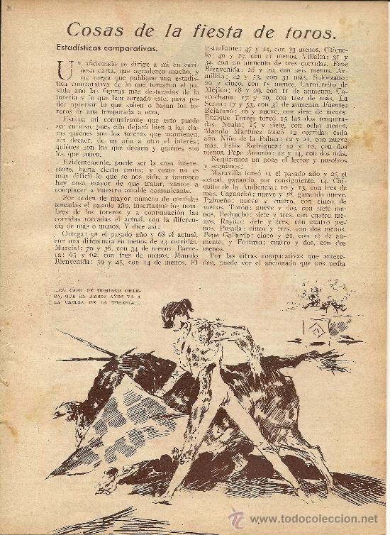 Coleccionismo de revistas y peri&oacute;dicos: * TOROS Y TOREROS * Domingo Ortega, Cagancho&hellip; / Manuel Reverte - 1933