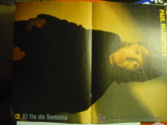 Coleccionismo de revistas y peri&oacute;dicos: POSTER DEL CANTANTE PAUL MC. CARTNEY-