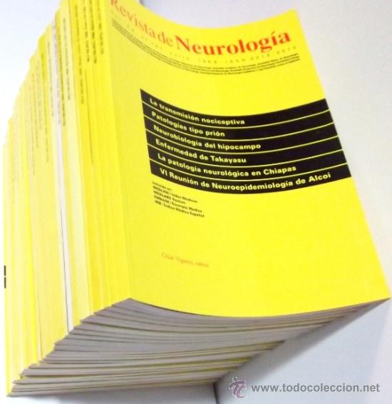 Coleccionismo de Revistas y Peri&oacute;dicos: REVISTA DE NEUROLOGIA----27 N&ordm;S----A&Ntilde;OS 1990