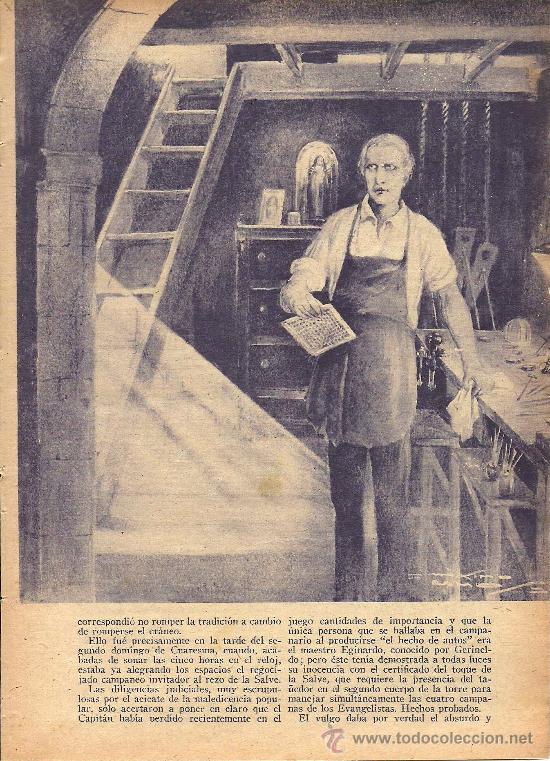 Collection Magazines and Newspapers: Los trabajos del maestro Gerineldo / cuento de M. R. Blanco-Belmonte, il. de M. Ramos - 1934