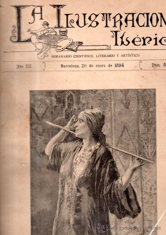 Coleccionismo de Revistas y Peri&oacute;dicos: LA ILUSTRACI&Oacute;N IB&Eacute;RICA, SEMANARIO CIENT&Iacute;FICO, LITERARIO Y ART&Iacute;STICO, A&Ntilde;O XII, N&ordm;577, BCN 1894