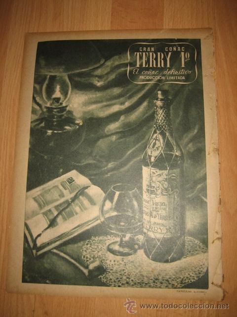 Coleccionismo de Revistas y Peri&oacute;dicos: PUBLICIDAD GRAN CO&Ntilde;AC  TERRY 1&ordm; HOJA REVISTA ABC 1949
