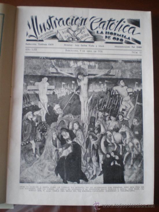 Coleccionismo de revistas y peri&oacute;dicos: LA HORMIGA DE ORO N&ordm; 15 (07/04/36) GRANADA GERONA SAN SEBASTIAN LA CORU&Ntilde;A EIBAR JERUSALEN