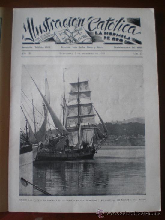 Coleccionismo de revistas y peri&oacute;dicos: LA HORMIGA DE ORO n&ordm; 45 (07/11/35) PALMA DE MALLORCA BALEARES TRANVIA FELATIX LLUNCH VALLDEMOSA