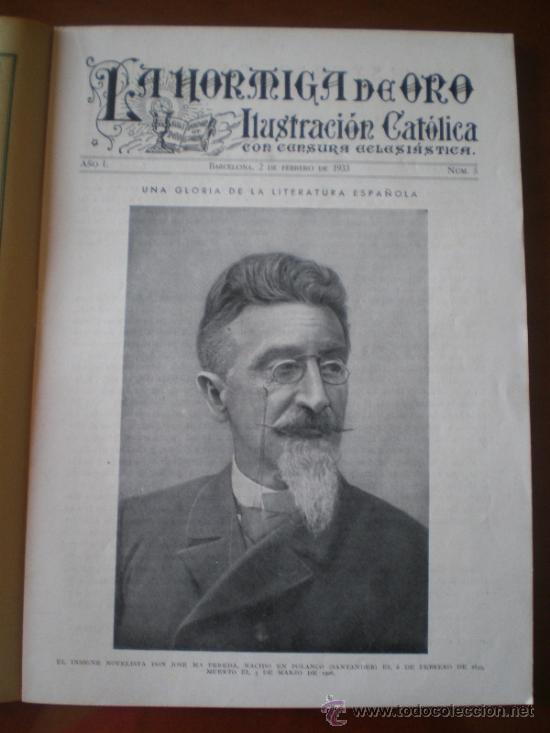 Coleccionismo de revistas y peri&oacute;dicos: LA HORMIGA DE ORO N&ordm; 5 (02/02/33) LICEO TARRAGONA MANRESA MURCIA CANTABRIA FLETA HECTOR NAVA BUADES