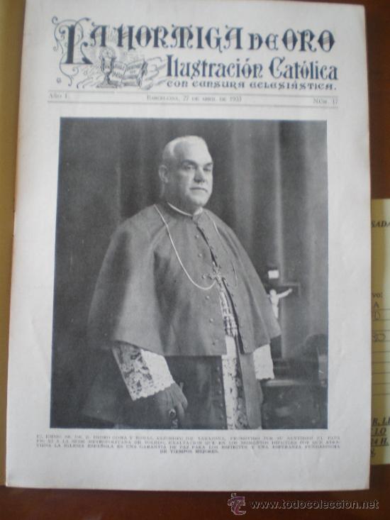 Coleccionismo de revistas y peri&oacute;dicos: LA HORMIGA DE ORO N&ordm; 17 (27/04/33) BARCELONA MADRID BILBAO SABADELL TORELLO TARAZONA VALENCIA