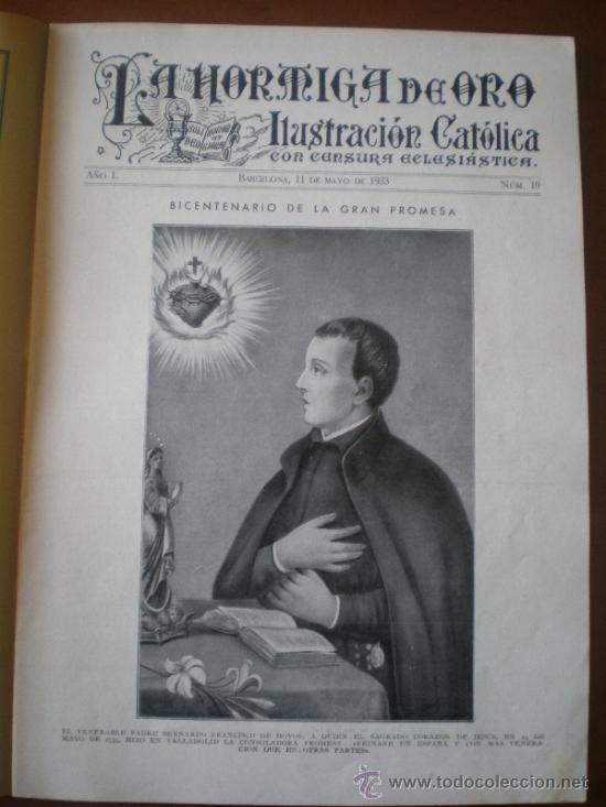 Coleccionismo de revistas y peri&oacute;dicos: LA HORMIGA DE ORO N&ordm; 19 (11/05/33) CORDOBA ANDUJAR ARRANCAPINOS FOYOS VALENCIA ARMENTINA VITORIA