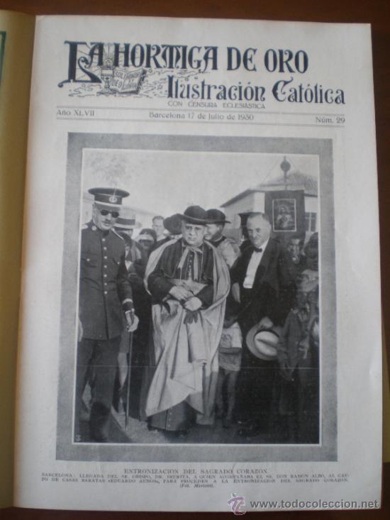 Coleccionismo de revistas y peri&oacute;dicos: LA HORMIGA DE ORO N&ordm; 29 (17/07/30) LUGO SAMOS BONIFACIO FERRER BERDAGAN SAN JAIME DE FRONTA&Ntilde;A BILBAO