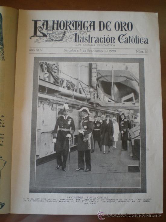 Coleccionismo de revistas y peri&oacute;dicos: LA HORMIGA DE ORO N&ordm; 36 (05//09/29) SANTANDER LAREDO GUETARIA NAVARRA CORDOBA TARRAGONA MANRESA