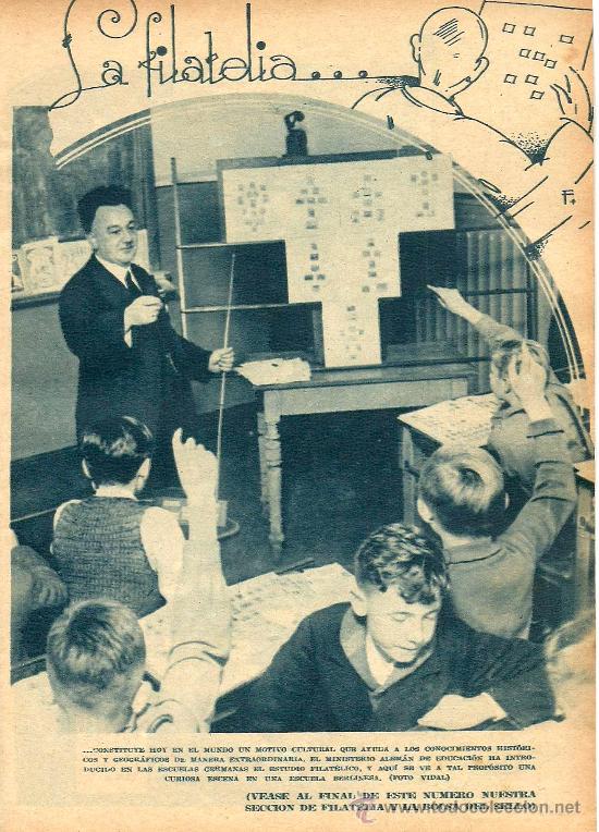 Coleccionismo de revistas y peri&oacute;dicos: * ALEMANIA  * SELLOS * Ense&ntilde;anza de la filatelia en  las escuelas alemanas  - 1934