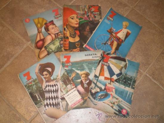 Coleccionismo de Revistas y Peri&oacute;dicos: REVISTAS 7 FECHAS A&Ntilde;OS 62-63-64
