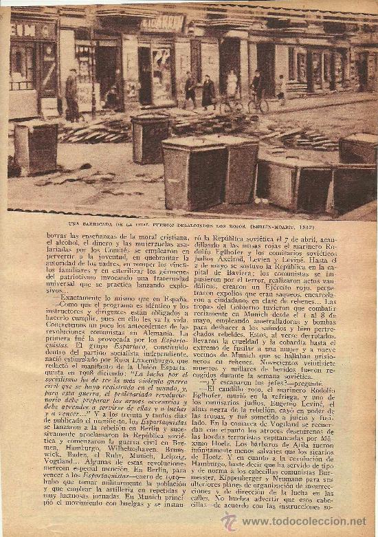Coleccionismo de revistas y peri&oacute;dicos: * ANARQUISMO * Los que intentan destruir a la humanidad / por M. White ( 4 entregas, completo)- 1934