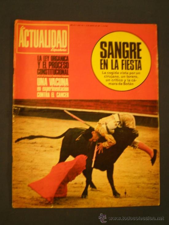 Coleccionismo de revistas y peri&oacute;dicos: LA ACTUALIDAD ESPA&Ntilde;OLA - MARZO DEL 67