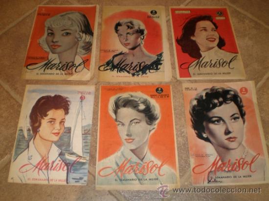 Coleccionismo de Revistas y Peri&oacute;dicos: REVISTAS MARISOL A&Ntilde;OS 50