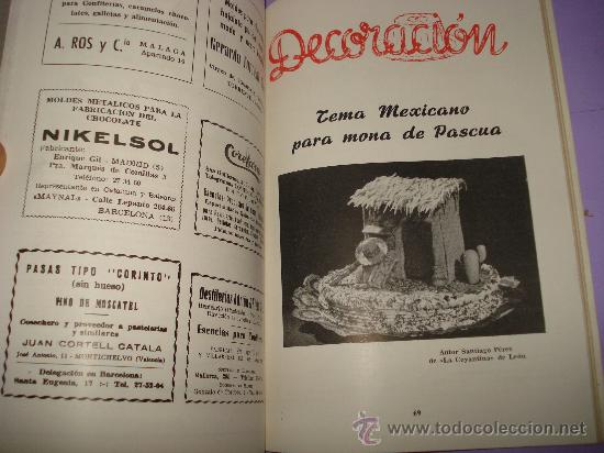 Coleccionismo de revistas y peri&oacute;dicos: Antigua Revista ** LA CONFITERIA ESPA&Ntilde;OLA ** Revista de Confiteria , Pasteleria....  N&ordm; 284 de 1961.
