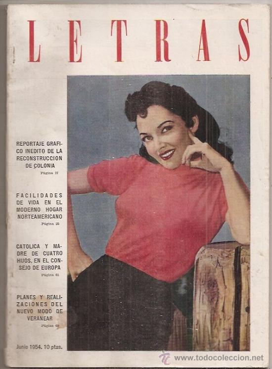 Coleccionismo de Revistas y Peri&oacute;dicos: Revista Letras 203 de 1954