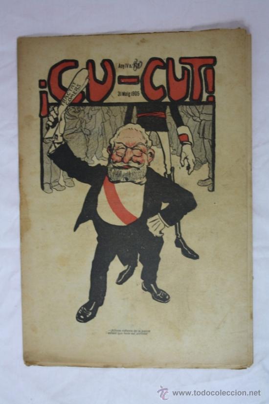 Colecionismo de Revistas e Jornais: Revista Sat&iacute;rica Catalana 31 Mayo 1905 - Cu-Cut - A&ntilde;o 4 N&ordm; 179 - Ilustraciones &Eacute;poca