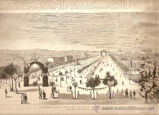 Collezionismo di Riviste e Giornali: A&Ntilde;O 1880.DANVILA COLLADO.VALLADOLID.CASTILLO PE&Ntilde;AFIEL.CAMPO GRANDE.JUSTO GANDARIAS.ESCULTURA.ARMONIA