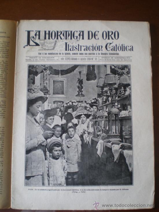Coleccionismo de revistas y peri&oacute;dicos: LA HORMIGA DE ORO N&ordm; 32 (06/08/10) TARRAGONA VICH ALCOY SAN POL DE MAR DEVA LA CIERVA BARCELONA