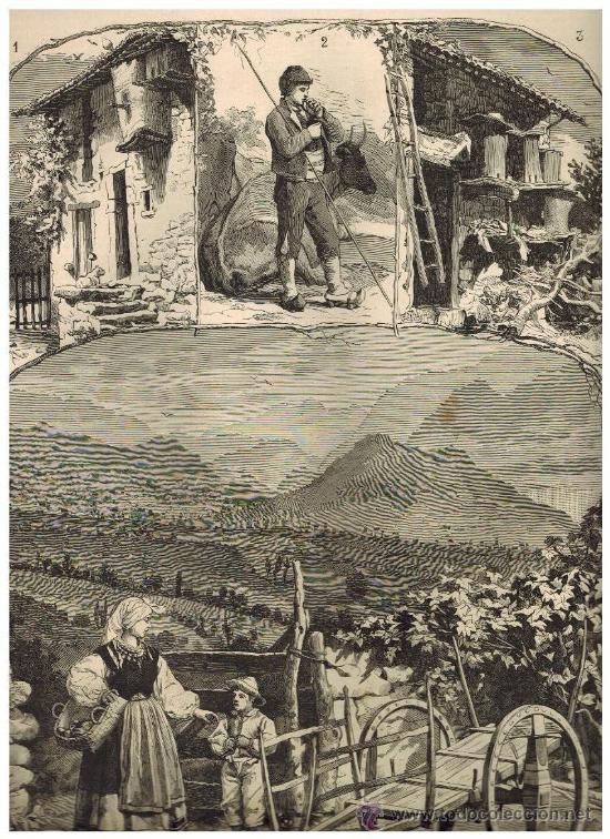 Collection Magazines and Newspapers: A&Ntilde;O 1880.OVIEDO.LA MONJOYA.VEGA.SAN LAZARO.TIPOS Y PAISAJES ASTURIAS.FIESTAS SANTIAGO.EGROT.DESTILAC