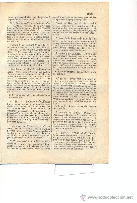 Coleccionismo de Revistas y Peri&oacute;dicos: PERIODICO.A&Ntilde;O 1863.AGUILAR.ALCOLEA DEL RIO.ECIJA.MUEL.DIESMA.CHAHERRERO.MENDILIVAR.CALAHORRA.CAZORLA