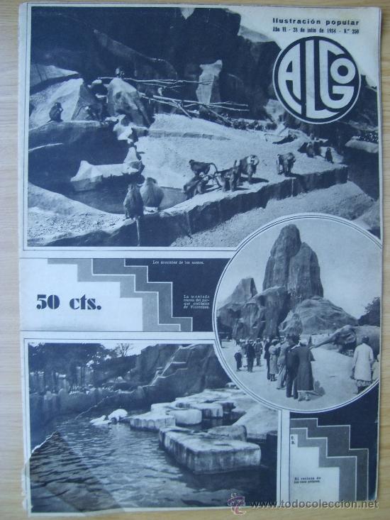 Coleccionismo de Revistas y Peri&oacute;dicos: REVISTA ALGO 1934. N&ordm; 259. CARLSBAD.