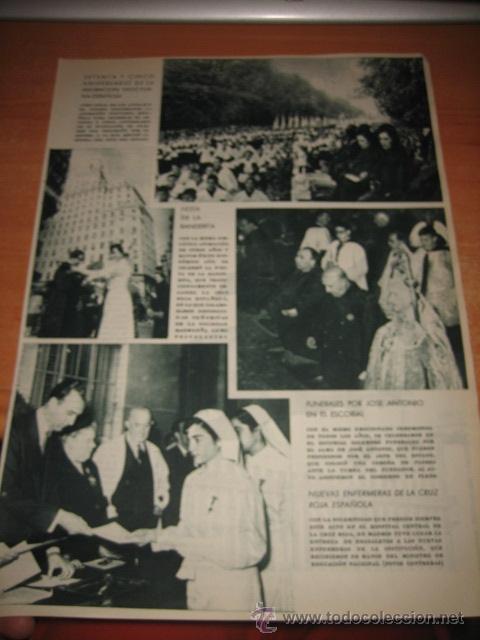 Sammeln von Zeitschriften und Zeitungen: 75 ANIVERSARIO ADORACION NOCTURNA-FIESTA DE LA BANDERITA-HOJA DE REVISTA SUCEDIO 1952