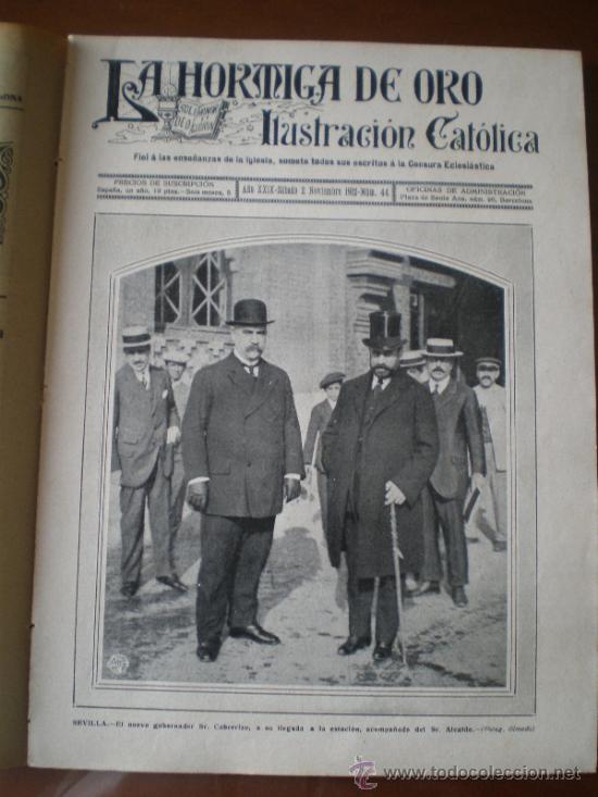 Coleccionismo de revistas y peri&oacute;dicos: LA HORMIGA DE ORO N&ordm; 44 (02/11/12) ONDA ZUMARRAGA SEVILLA PAMPLONA BILBAO BOY SCOUTS BENIGAMIN