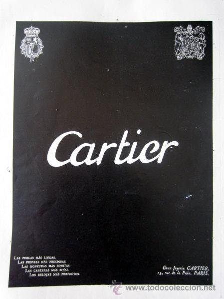Coleccionismo de Revistas y Peri&oacute;dicos: Publicidad Cartier  - 1931 * COSM&Oacute;POLIS *