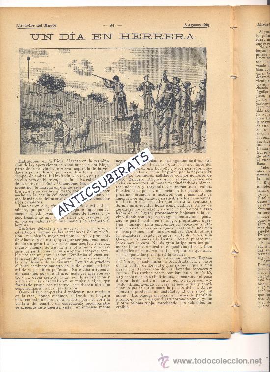 Collection Magazines and Newspapers: REVISTA A&Ntilde;O 1901 LA RIOJA ALAVESA HERRERA NUEVA RELIGION CIENCIA CRISTIANA MARIA BAKER EDDY
