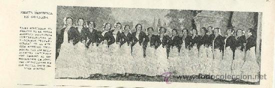 Coleccionismo de Revistas y Peri&oacute;dicos: * GRANADA * Fiesta ben&eacute;fica estudiantes cat&oacute;licos con destino al reformatorio San Miguel - 1934