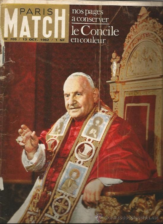 Coleccionismo de Revistas y Peri&oacute;dicos: PARIS MATCH : JUAN XXIII + MICHEL BERNARD + POMPIDOU + AVA GARDNER