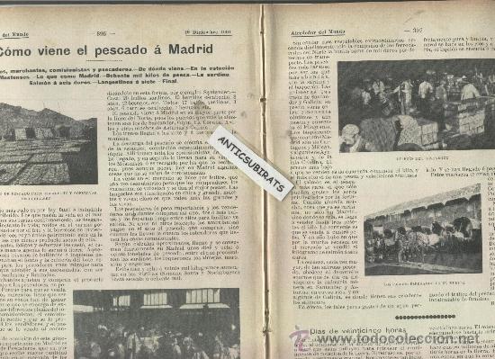 Coleccionismo de revistas y peri&oacute;dicos: REVISTA 1901 TRIBUS INDIGENAS RIO MUNI GUINEA ECUATORIAL PESCADO EN MADRID CUDILLERO MOSTENSES TIFUS