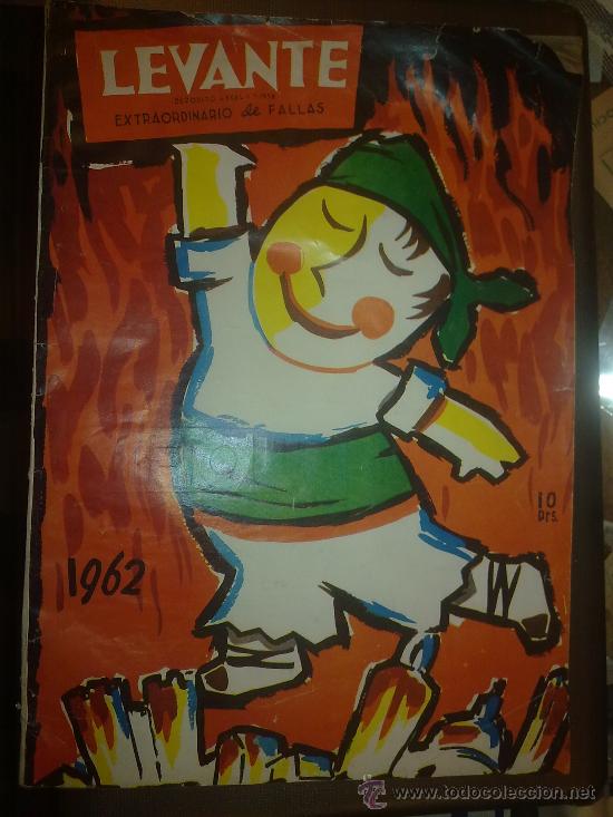Coleccionismo de Revistas y Peri&oacute;dicos: revista Levante , numero extraordinario dedicado a las Fallas de Valencia , a&ntilde;o 1958