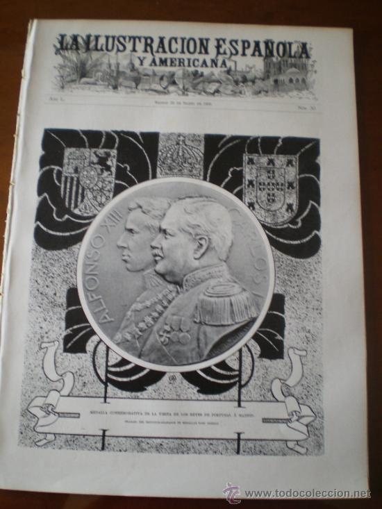 Coleccionismo de Revistas y Peri&oacute;dicos: ILUSTRACION ESPA&Ntilde;OLA/AMERICANA (22/03/06) CIUDAD REAL ALHAJAS PREHISTORIA REYES DE PORTUGAL MADRID