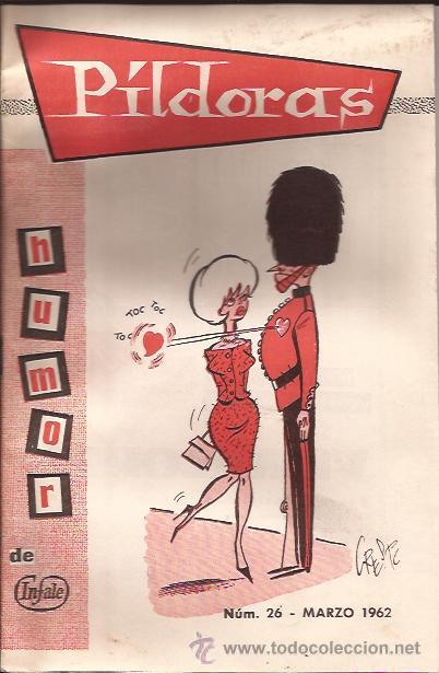Coleccionismo de Revistas y Peri&oacute;dicos: REVISTA DE HUMOR-PILDORAS-NUM.26 MARZO 1962-INDUSTRIAL FARMACEUTICA DE LEVANTE