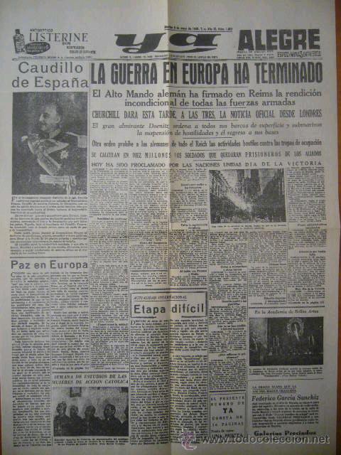 periodico diario ya sobre conflicto segunda gu - Compra venta en  todocoleccion