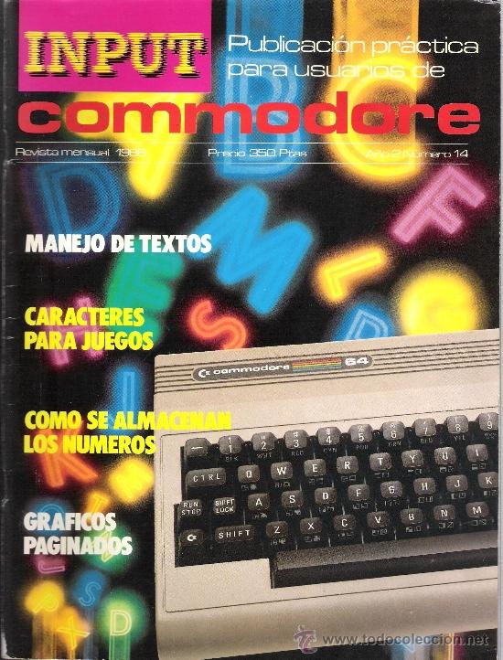 Collectionnisme de Revues et Journaux: REVISTA INPUT COMMODORE N&ordm; 14 - A&ntilde;o 1986