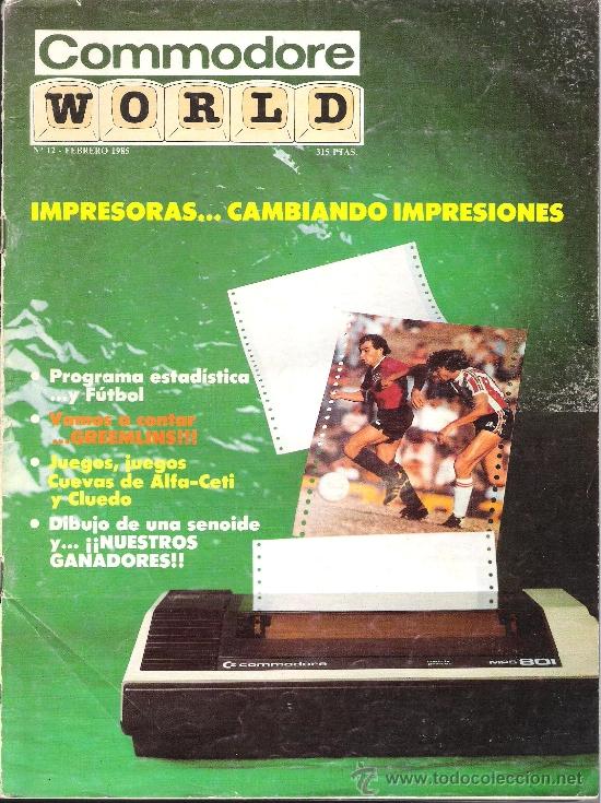 Collectionnisme de Revues et Journaux: COMMODORE WORLD n&ordm; 12 febrero 1985