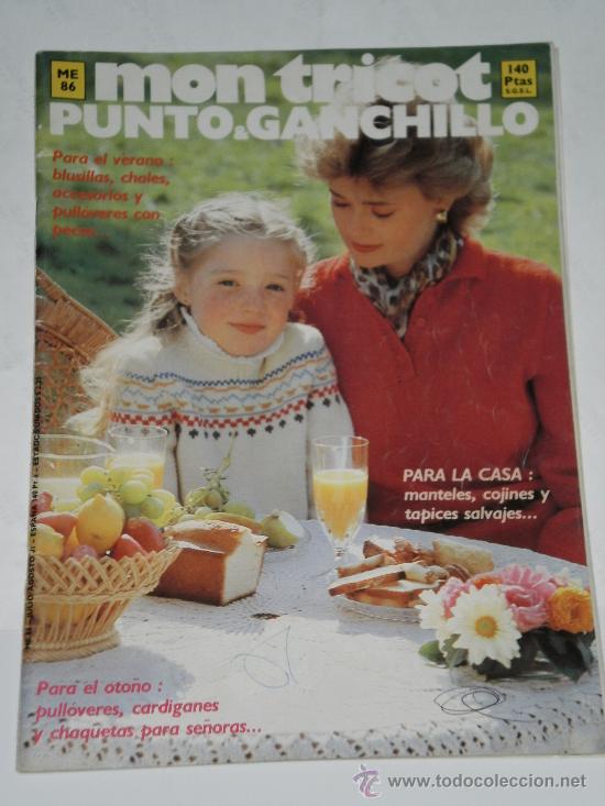 Coleccionismo de Revistas y Peri&oacute;dicos: REVISTA MON TRICOT , PUNTO & GANCHILLO . M86 . OCTUBRE 1980 .