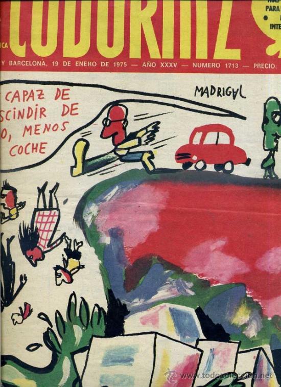 Coleccionismo de Revistas y Peri&oacute;dicos: LA CODORNIZ N&ordm; 1713 - 19 I 1975