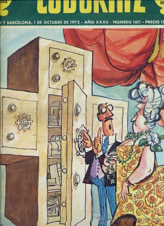Coleccionismo de Revistas y Peri&oacute;dicos: LA CODORNIZ N&ordm; 1611 - 1 X 1972